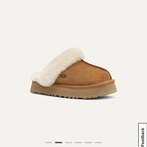UGG Disquette 1” platform slip on clog